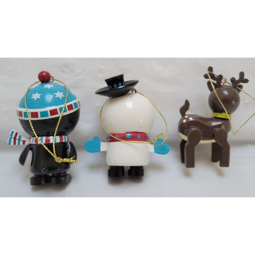 Stampin' Up! No Peeking Set - 8 Rubber Stamps and 3 Matching Christmas Ornaments - Picture 8 of 13